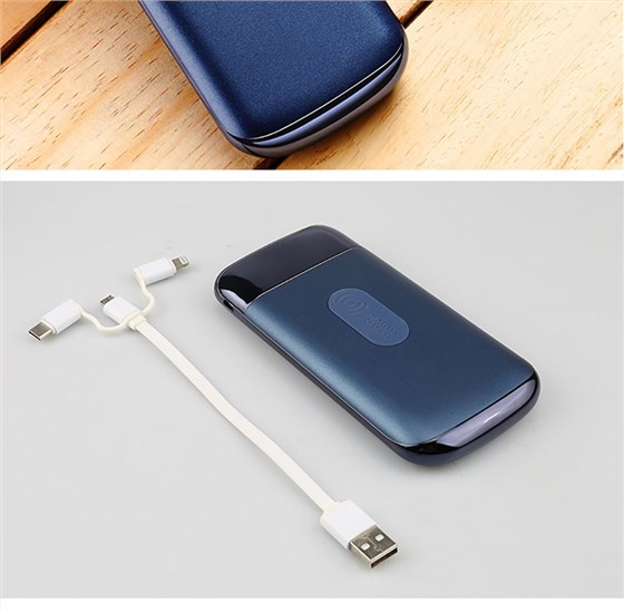 中禮集-無線充數顯移動電源