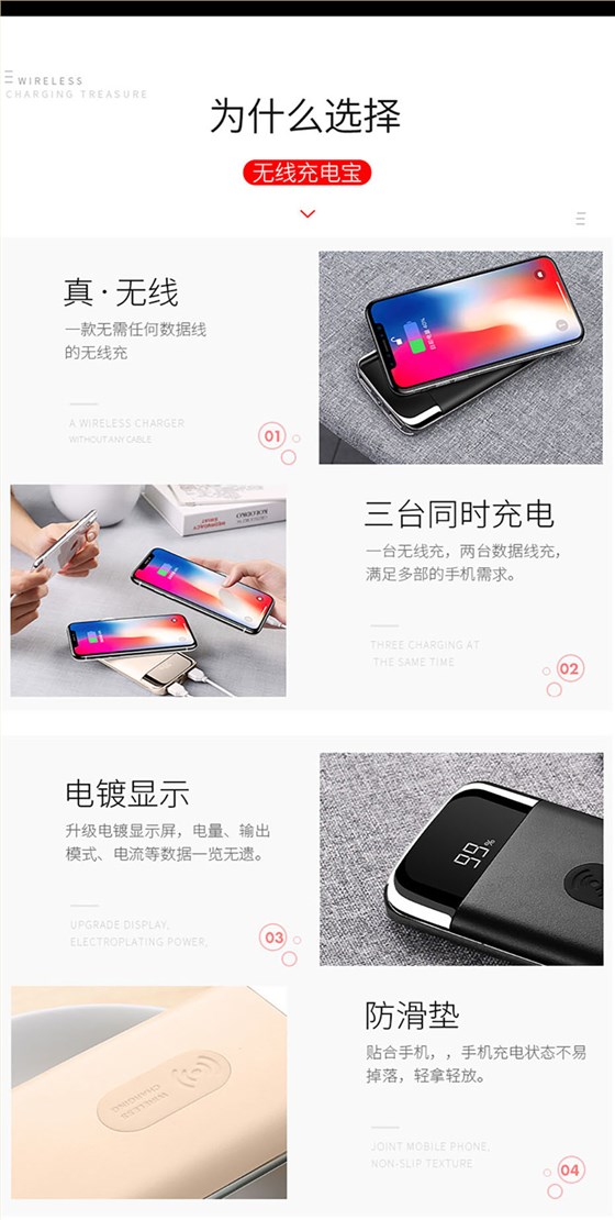 中禮集數顯移動電源說明