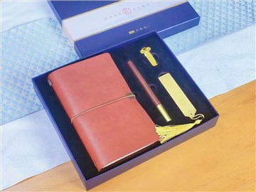 文創(chuàng)禮品定制：秋韻套裝藍(lán)色禮盒，企業(yè)定制的優(yōu)雅之選