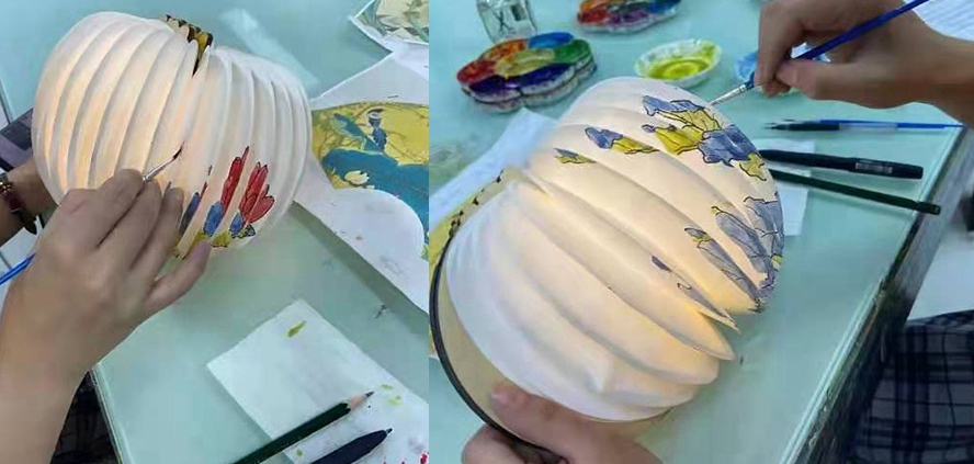 手繪書燈創作