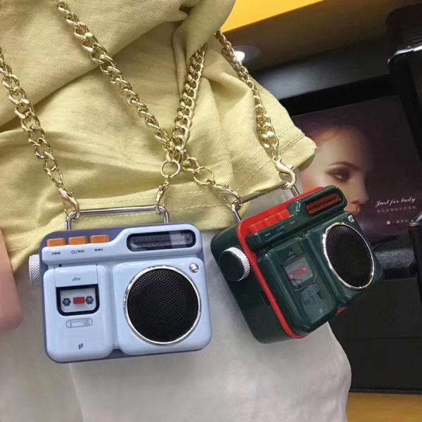 收音機造型復古藍牙音箱 戶外便攜隨身音響 創意音響禮品