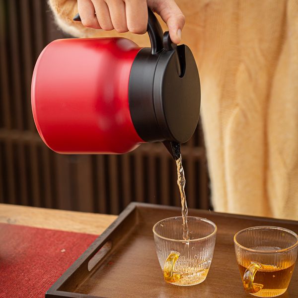 2023新年燜茶壺組合 燜茶壺+玻璃茶杯+白茶龍珠+奉茶托+春節禮包 年會禮品3