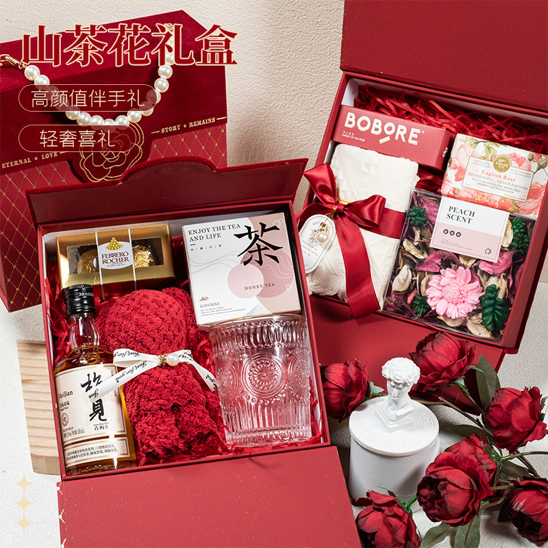 山茶花絲絨伴手禮套裝 |女神節禮品定制